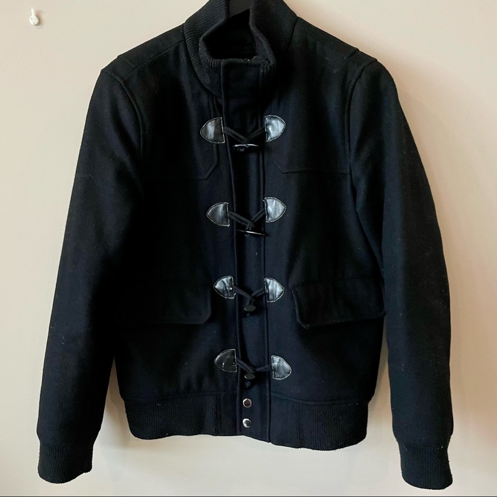 Guess Men’s Wool Blend Toggle Jacket
